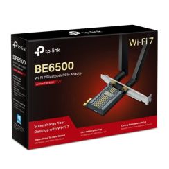 TP-Link BE6500 Tri-Band Wi-Fi 7 Bluetooth PCI Express Adapter