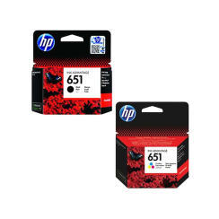 HP 651 Ink Cartridges Set ( Black/Color)
