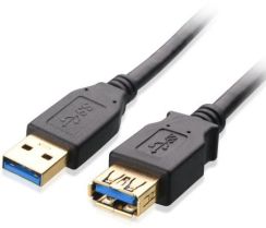 USB 3.0 Type A Male To Female Extension Cable 3 Feet
