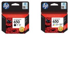 HP 650 Ink Cartridges Set ( Black/Color)